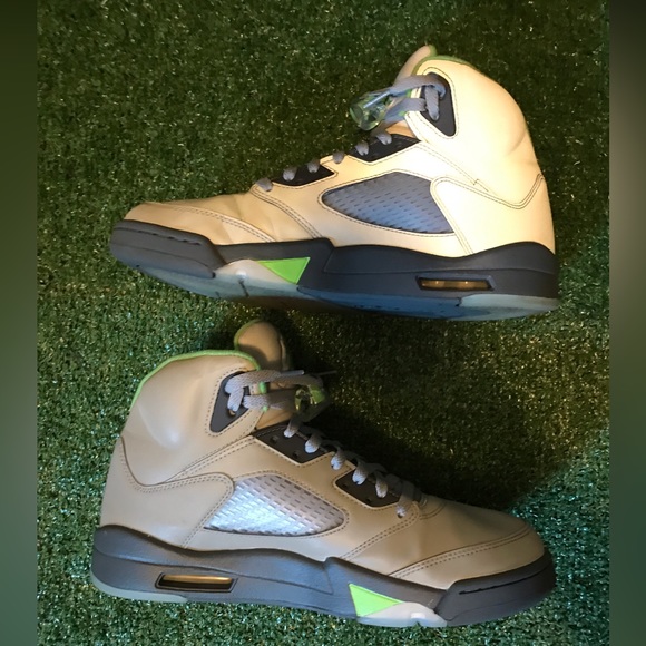 Jordan 5 Green Been - Picture 3 of 7